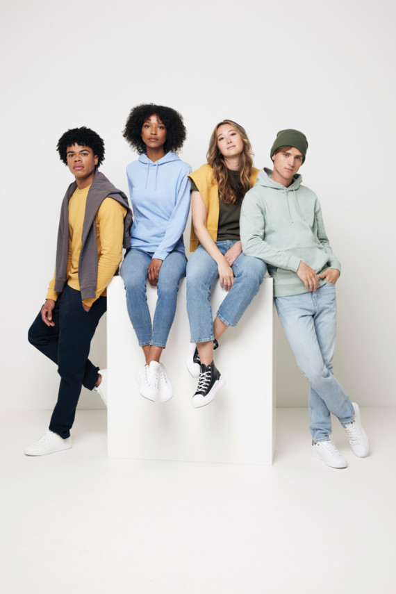 Mikina s kapucí IQONIQ Jasper z recykl. bavlny