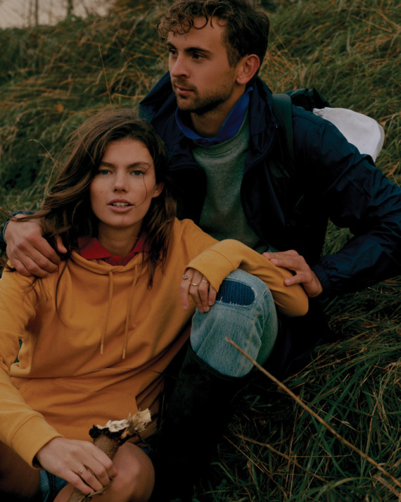 Mikina s kapucí IQONIQ Jasper z recykl. bavlny