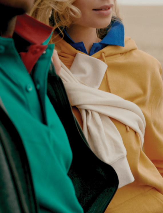 Mikina s kapucí IQONIQ Jasper z recykl. bavlny