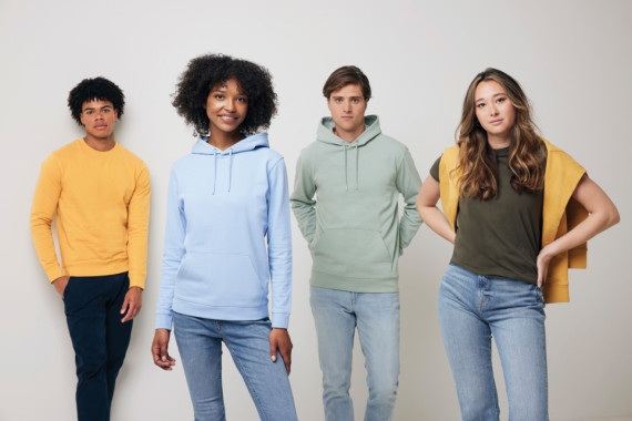 Mikina s kapucí IQONIQ Jasper z recykl. bavlny