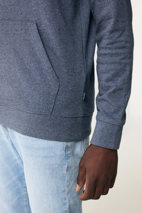 Nebarvená mikina s kapucí IQONIQ Torres z recykl. bavlny