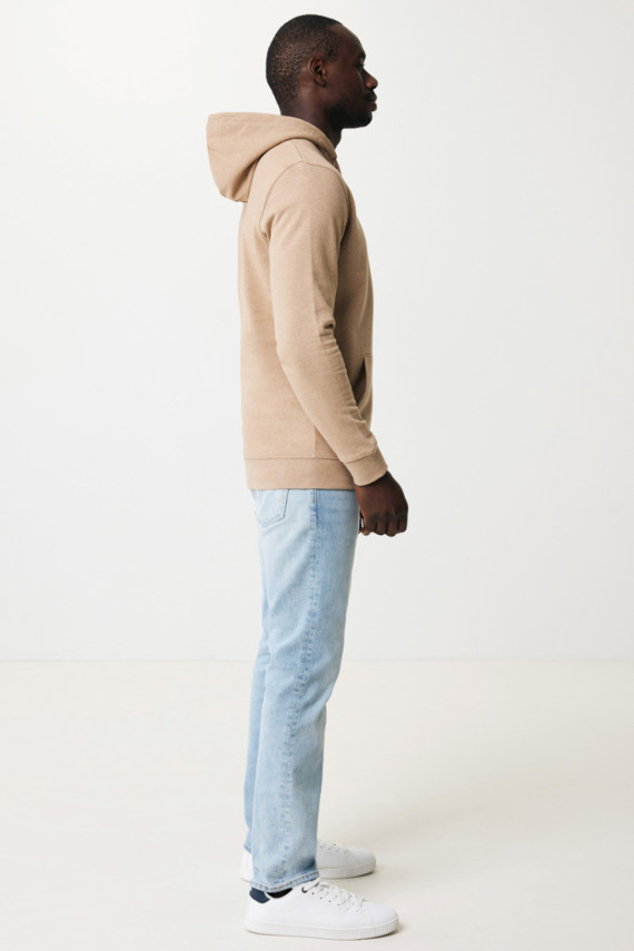 Nebarvená mikina s kapucí IQONIQ Torres z recykl. bavlny