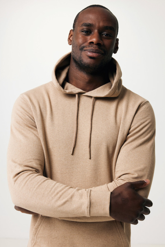 Nebarvená mikina s kapucí IQONIQ Torres z recykl. bavlny