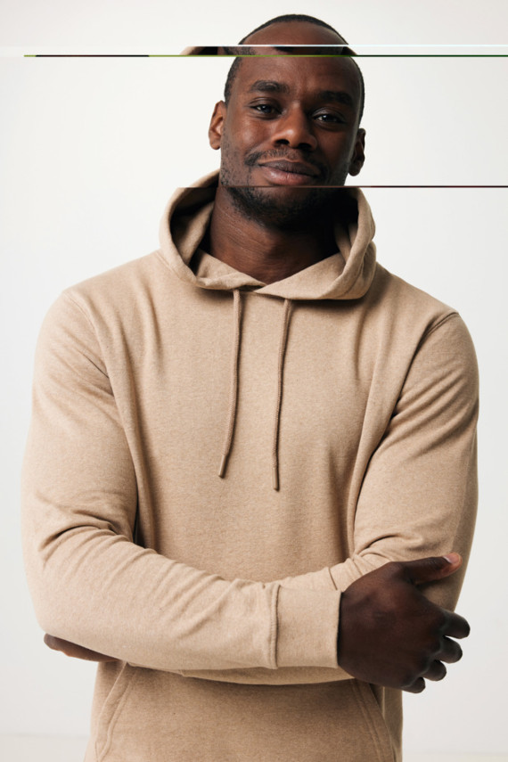 Nebarvená mikina s kapucí IQONIQ Torres z recykl. bavlny