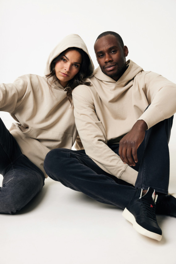 Mikina s kapucí IQONIQ Yoho relaxed fit z recykl. bavlny
