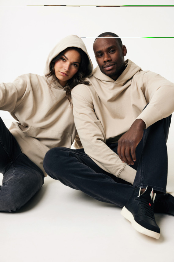 Mikina s kapucí IQONIQ Yoho relaxed fit z recykl. bavlny