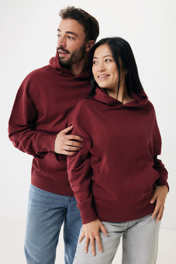 Mikina s kapucí IQONIQ Yoho relaxed fit z recykl. bavlny