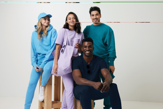 Mikina s kapucí IQONIQ Yoho relaxed fit z recykl. bavlny