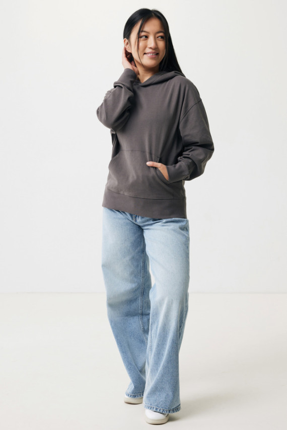 Mikina s kapucí IQONIQ Yoho relaxed fit z recykl. bavlny