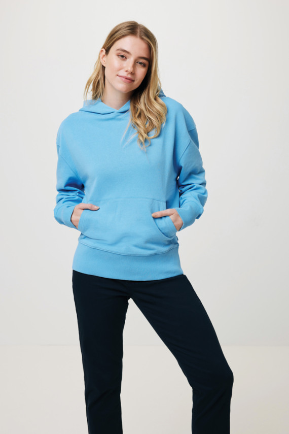 Mikina s kapucí IQONIQ Yoho relaxed fit z recykl. bavlny
