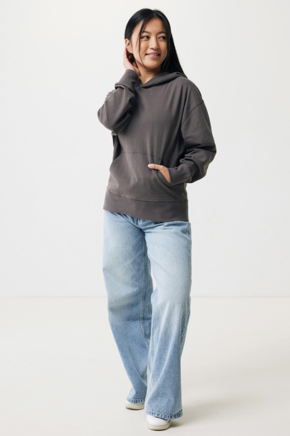 Mikina s kapucí IQONIQ Yoho relaxed fit z recykl. bavlny