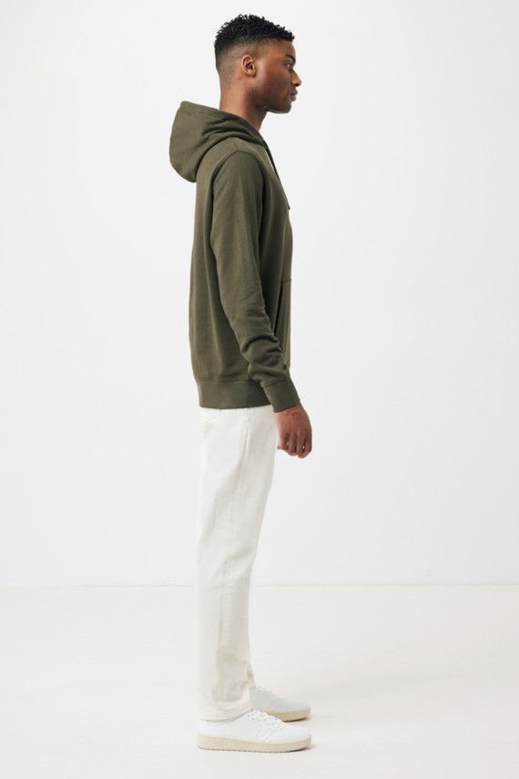 Lehká mikina s kapucí IQONIQ Rila z recykl. bavlny