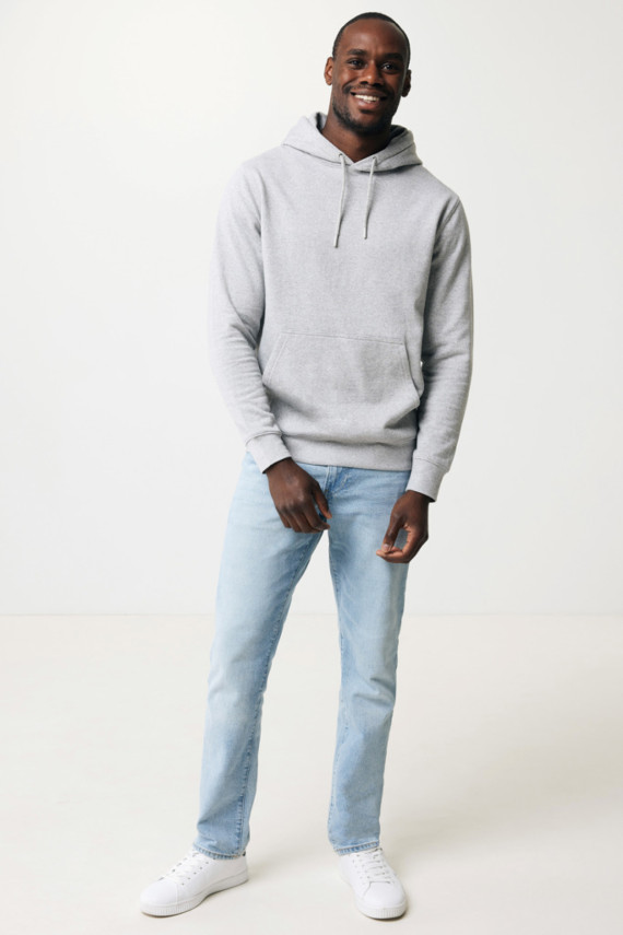 Lehká mikina s kapucí IQONIQ Rila z recykl. bavlny