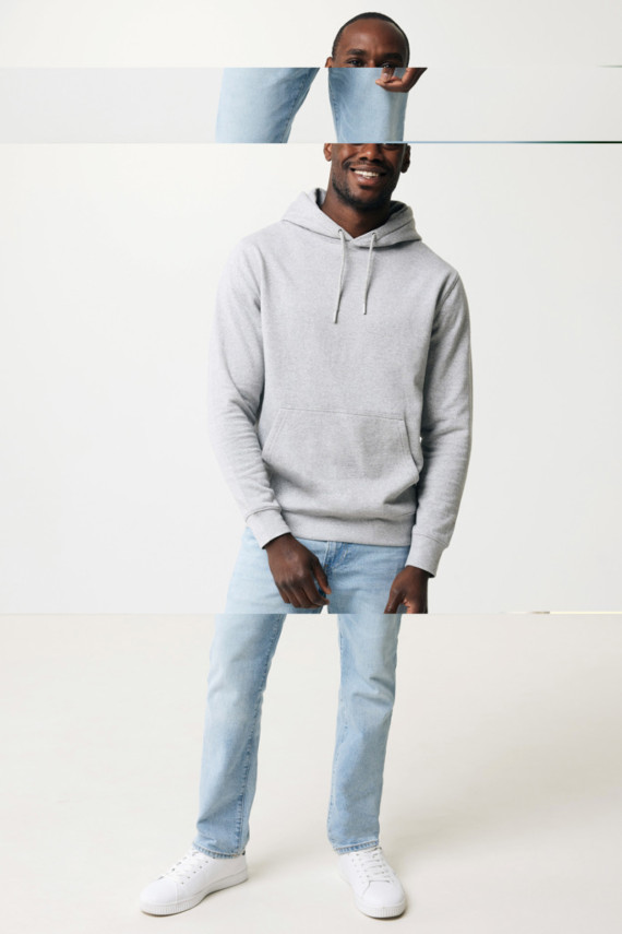 Lehká mikina s kapucí IQONIQ Rila z recykl. bavlny