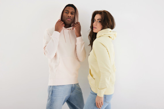 Lehká mikina s kapucí IQONIQ Rila z recykl. bavlny