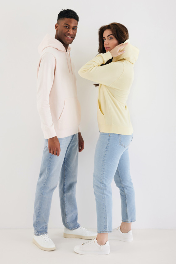 Lehká mikina s kapucí IQONIQ Rila z recykl. bavlny