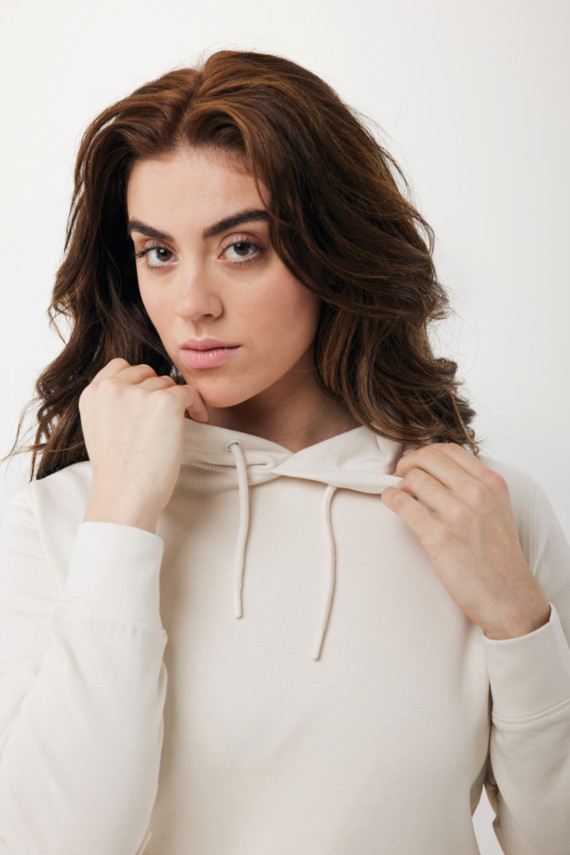 Lehká mikina s kapucí IQONIQ Rila z recykl. bavlny