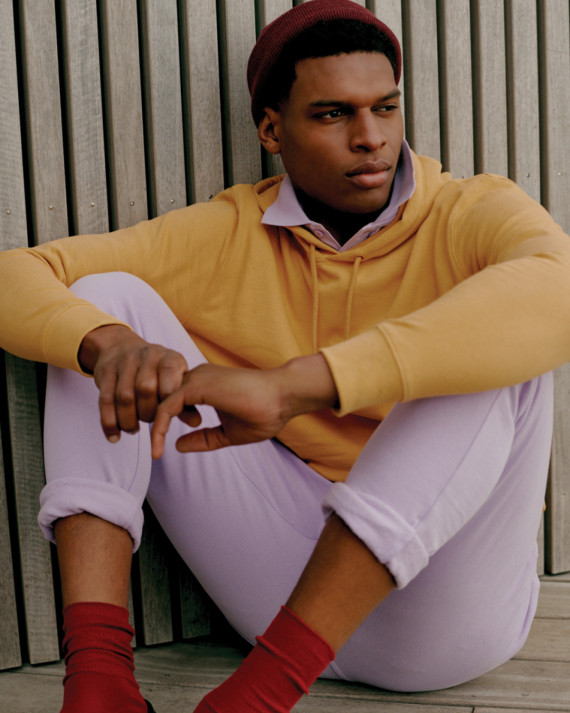 Tepláky IQONIQ Cooper z recykl. bavlny