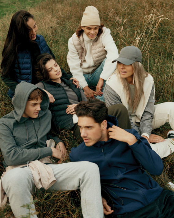 Tepláky IQONIQ Cooper z recykl. bavlny