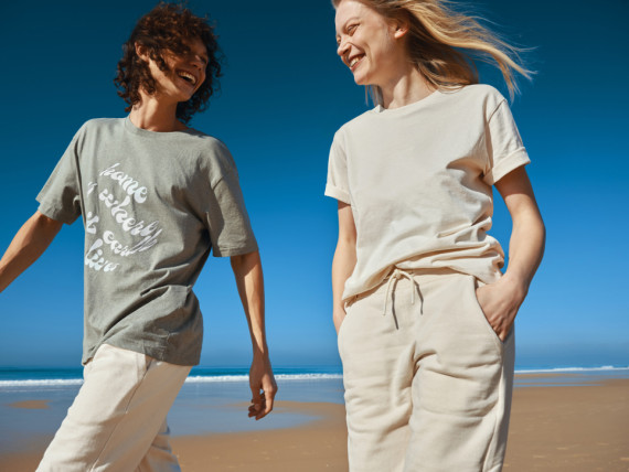 Tepláky IQONIQ Cooper z recykl. bavlny