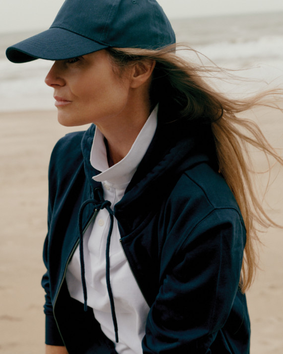 Mikina na zip s kapucí IQONIQ Abisko z recykl. bavlny