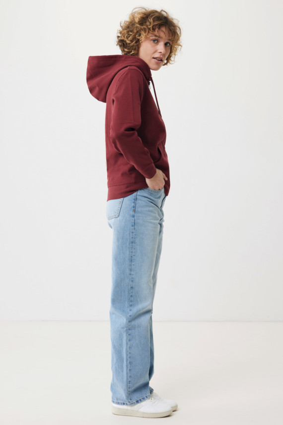 Mikina na zip s kapucí IQONIQ Abisko z recykl. bavlny