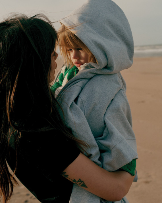 Mikina na zip s kapucí IQONIQ Abisko z recykl. bavlny