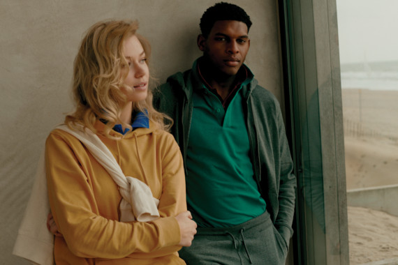 Mikina na zip s kapucí IQONIQ Abisko z recykl. bavlny