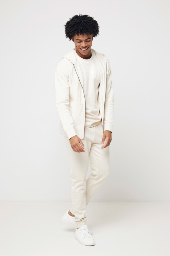 Mikina na zip s kapucí IQONIQ Abisko z recykl. bavlny