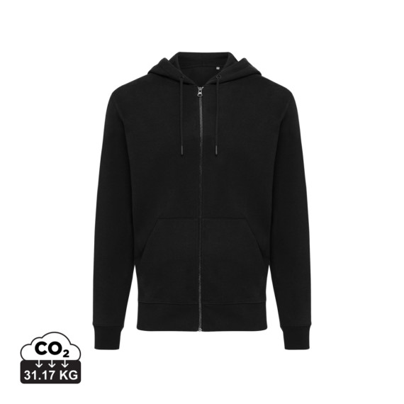Mikina na zip s kapucí IQONIQ Abisko z recykl. bavlny