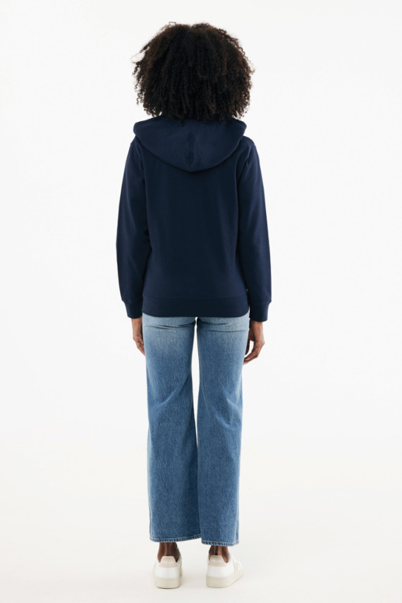 Mikina na zip s kapucí IQONIQ Abisko z recykl. bavlny