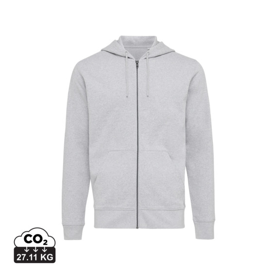 Mikina na zip s kapucí IQONIQ Abisko z recykl. bavlny