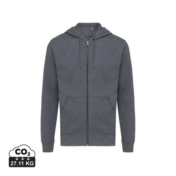Mikina na zip s kapucí IQONIQ Abisko z recykl. bavlny