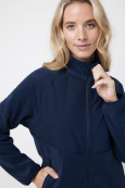 Micro fleece bunda na zip IQONIQ Talung z rec. polyesteru