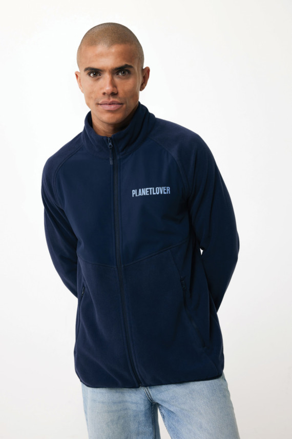 Micro fleece bunda na zip IQONIQ Talung z rec. polyesteru