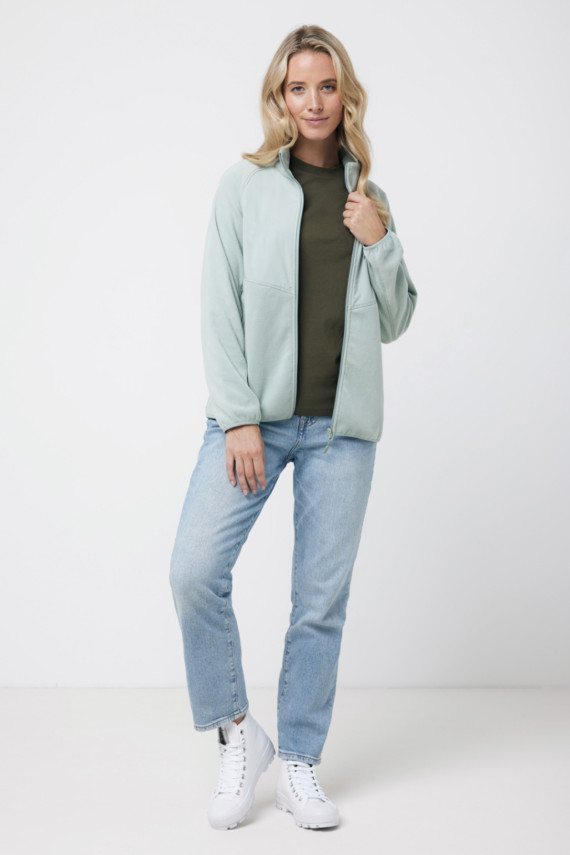Micro fleece bunda na zip IQONIQ Talung z rec. polyesteru