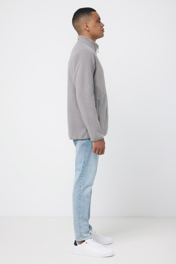 Micro fleece bunda na zip IQONIQ Talung z rec. polyesteru