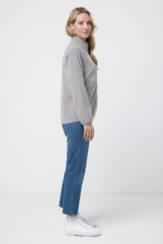 Micro fleece bunda na zip IQONIQ Talung z rec. polyesteru