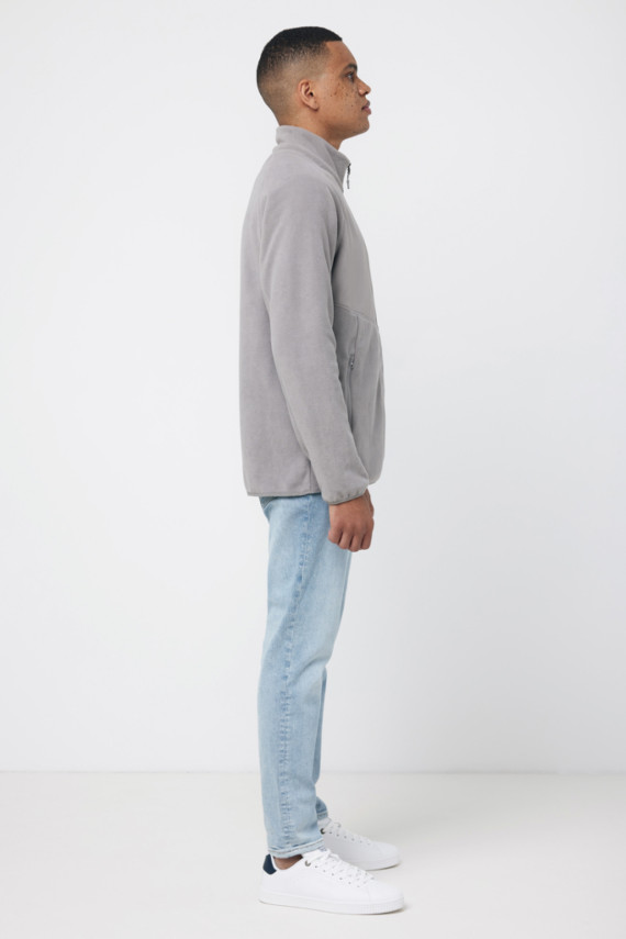 Micro fleece bunda na zip IQONIQ Talung z rec. polyesteru