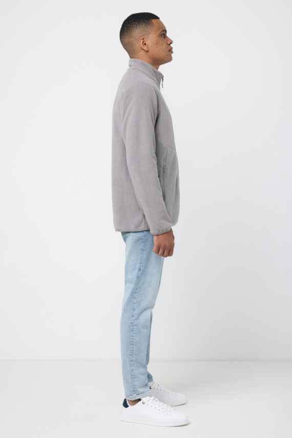 Micro fleece bunda na zip IQONIQ Talung z rec. polyesteru