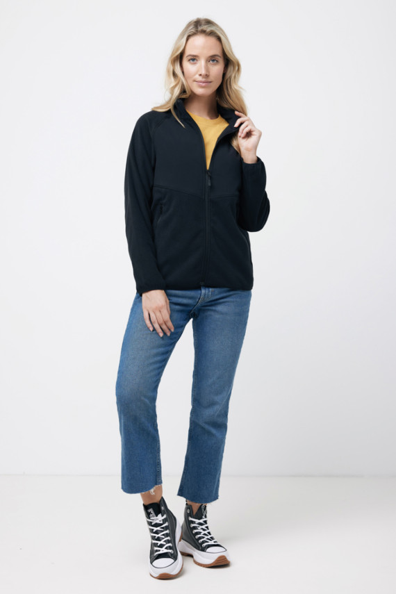 Micro fleece bunda na zip IQONIQ Talung z rec. polyesteru