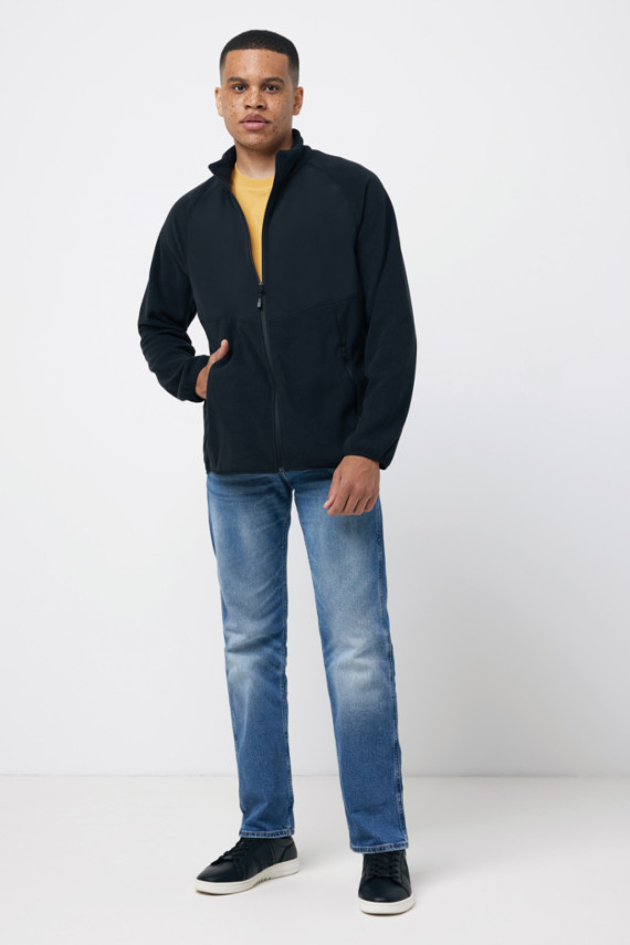 Micro fleece bunda na zip IQONIQ Talung z rec. polyesteru
