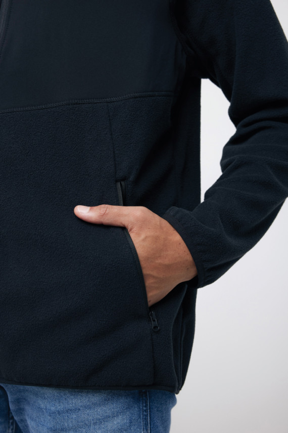 Micro fleece bunda na zip IQONIQ Talung z rec. polyesteru