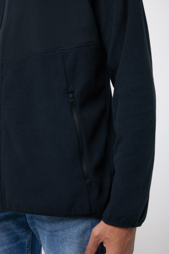 Micro fleece bunda na zip IQONIQ Talung z rec. polyesteru