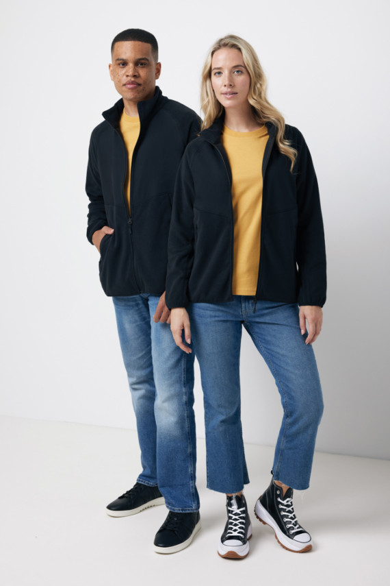 Micro fleece bunda na zip IQONIQ Talung z rec. polyesteru