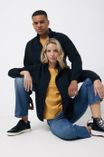 Micro fleece bunda na zip IQONIQ Talung z rec. polyesteru