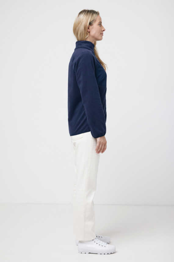 Micro fleece bunda na zip IQONIQ Talung z rec. polyesteru