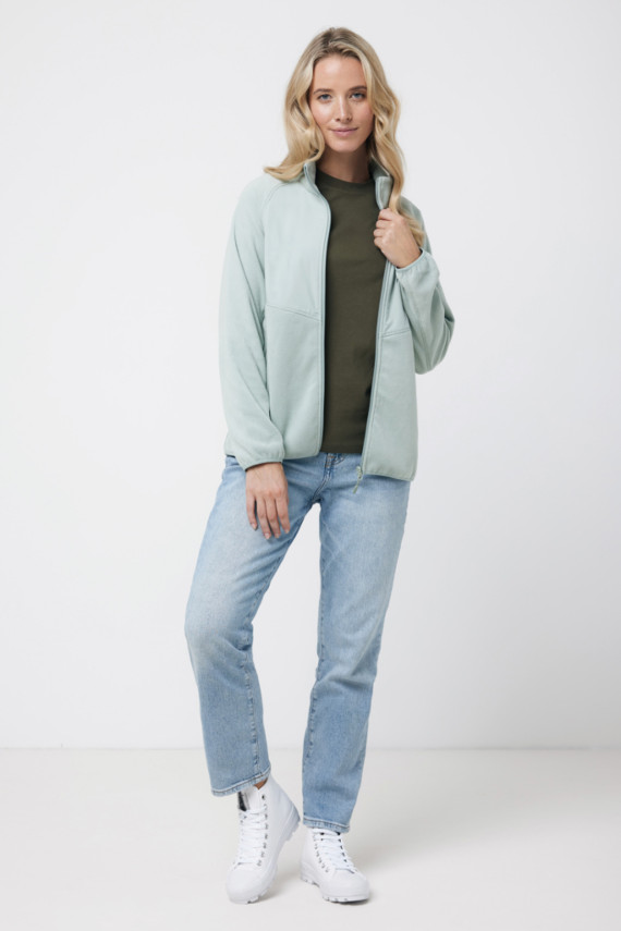 Micro fleece bunda na zip IQONIQ Talung z rec. polyesteru