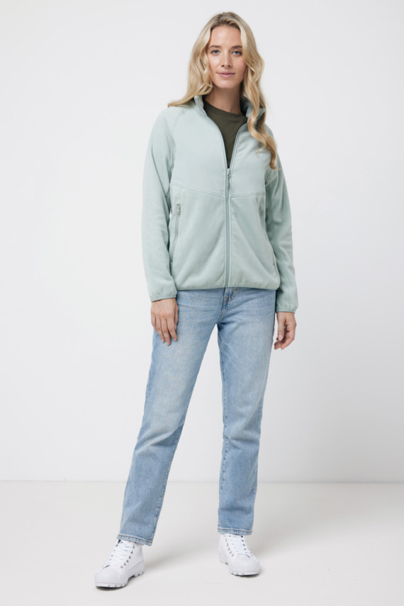 Micro fleece bunda na zip IQONIQ Talung z rec. polyesteru