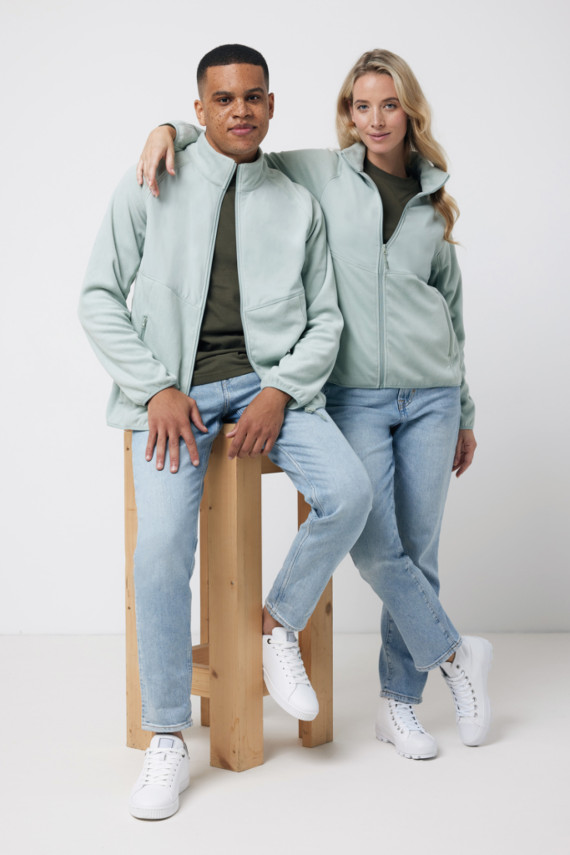 Micro fleece bunda na zip IQONIQ Talung z rec. polyesteru